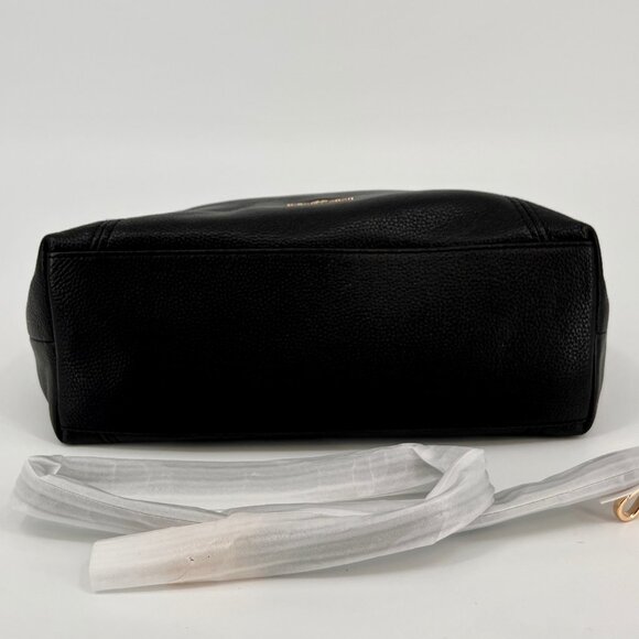 Michael Kors Sienna Large Pebbled Leather Shoulder Bag Black Convertible Strap - Picture 6 of 14